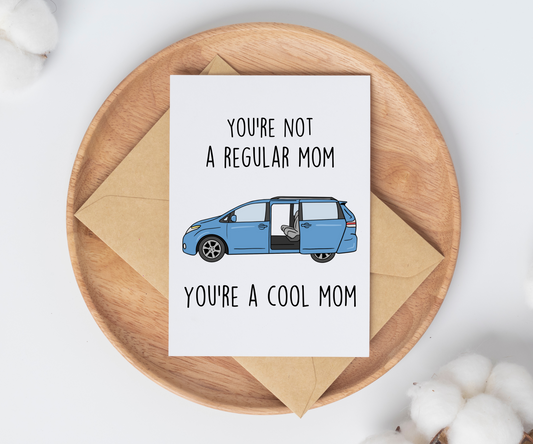 Minivan Funny Mother's Day Card