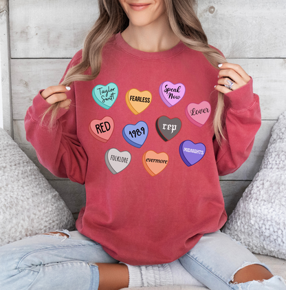 Candy Hearts Sweatshirt