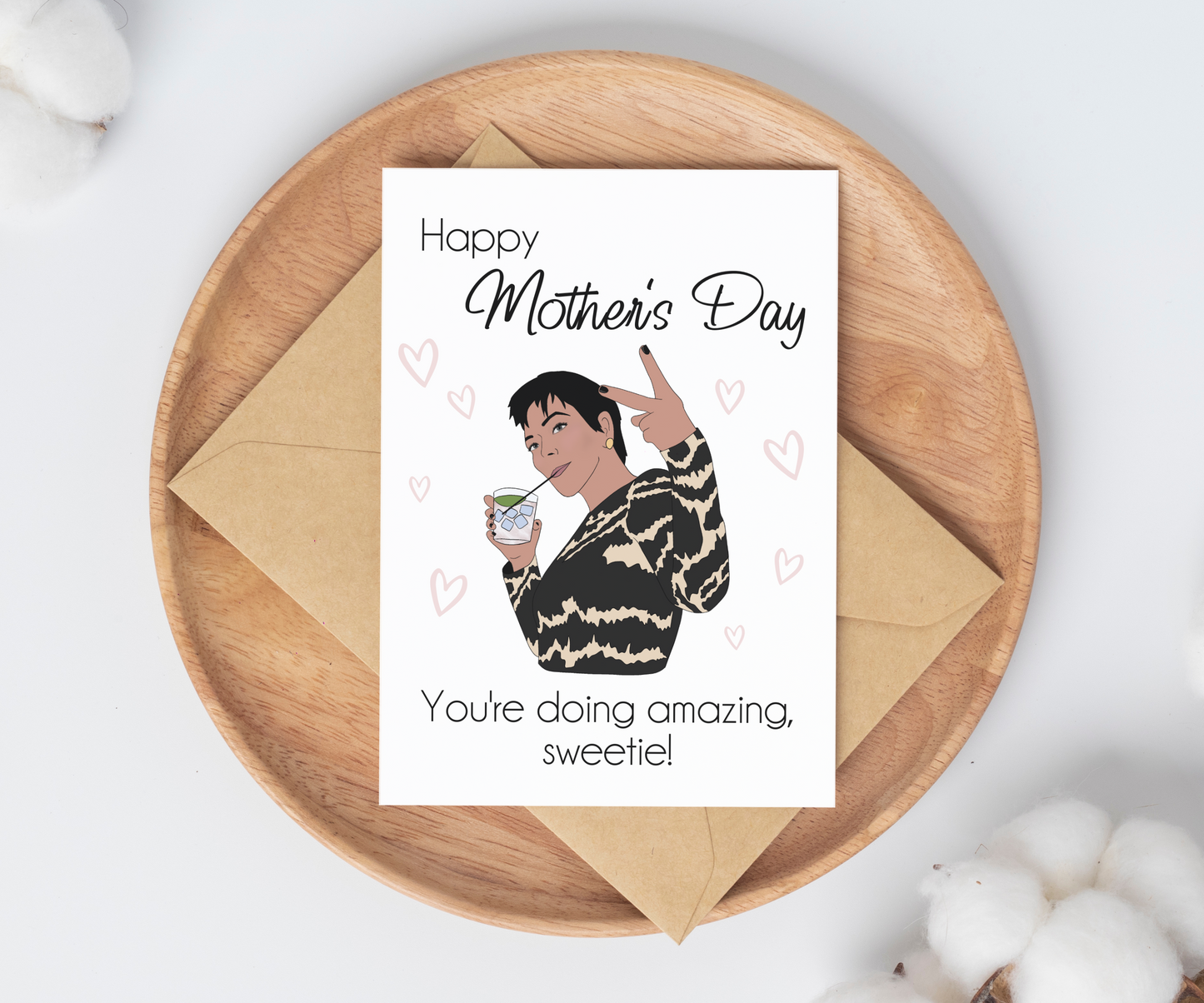 'You're Doing Amazing Sweetie' | Mother's Day Card