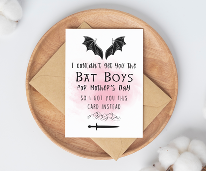 Bat Boys | Bookish Mother's Day Card