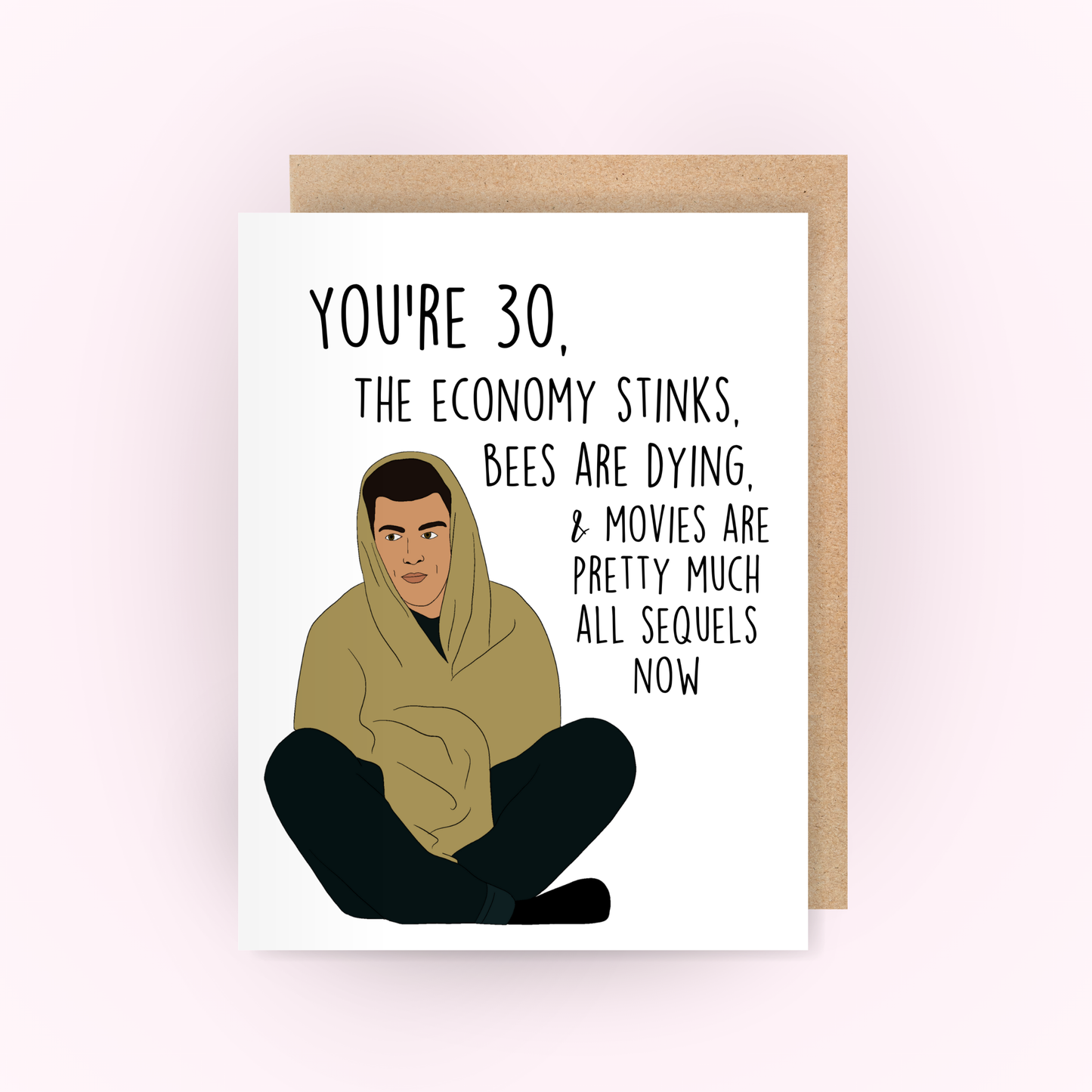 Schmidt - New Girl 30th Birthday Card