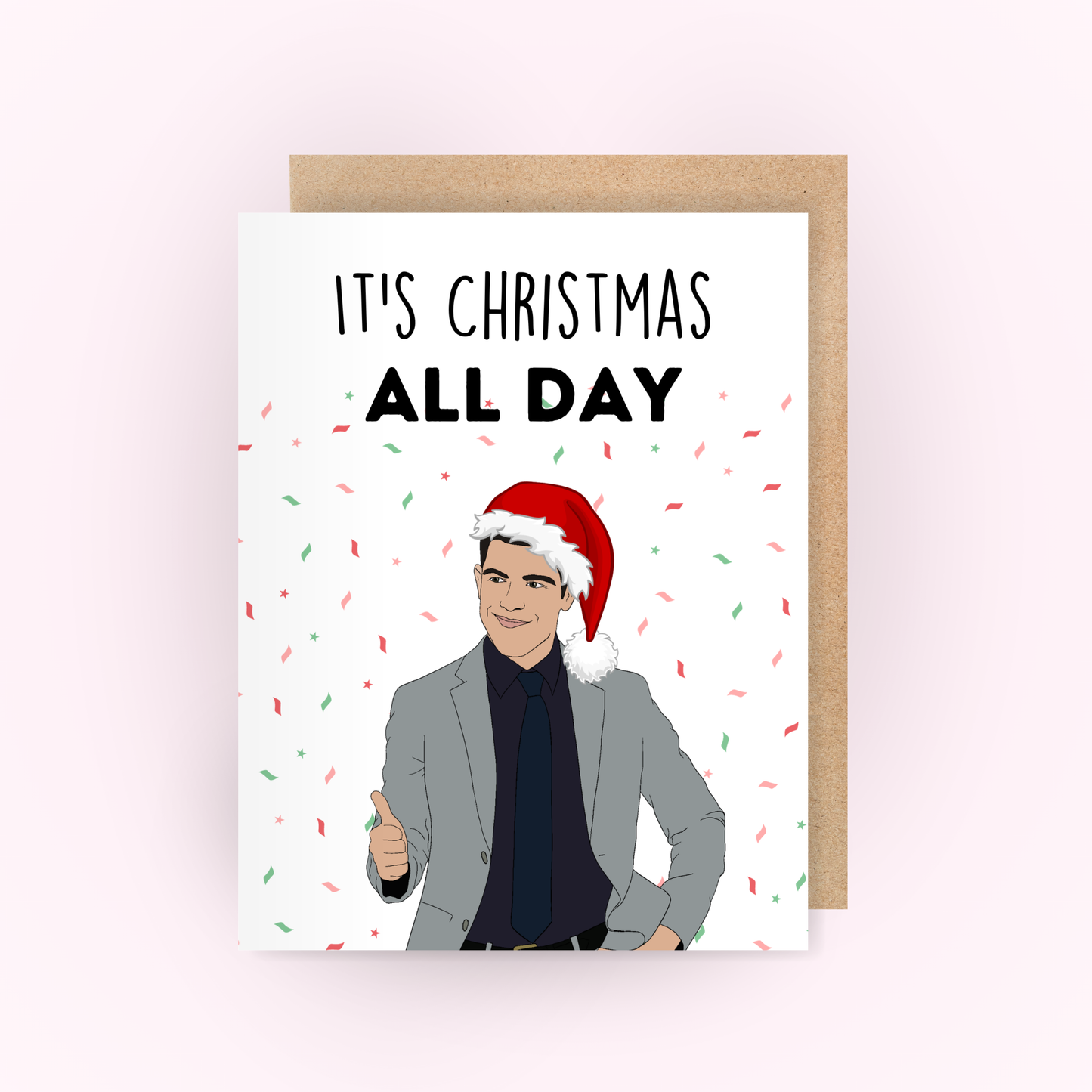 Schmidt - New Girl Christmas Card