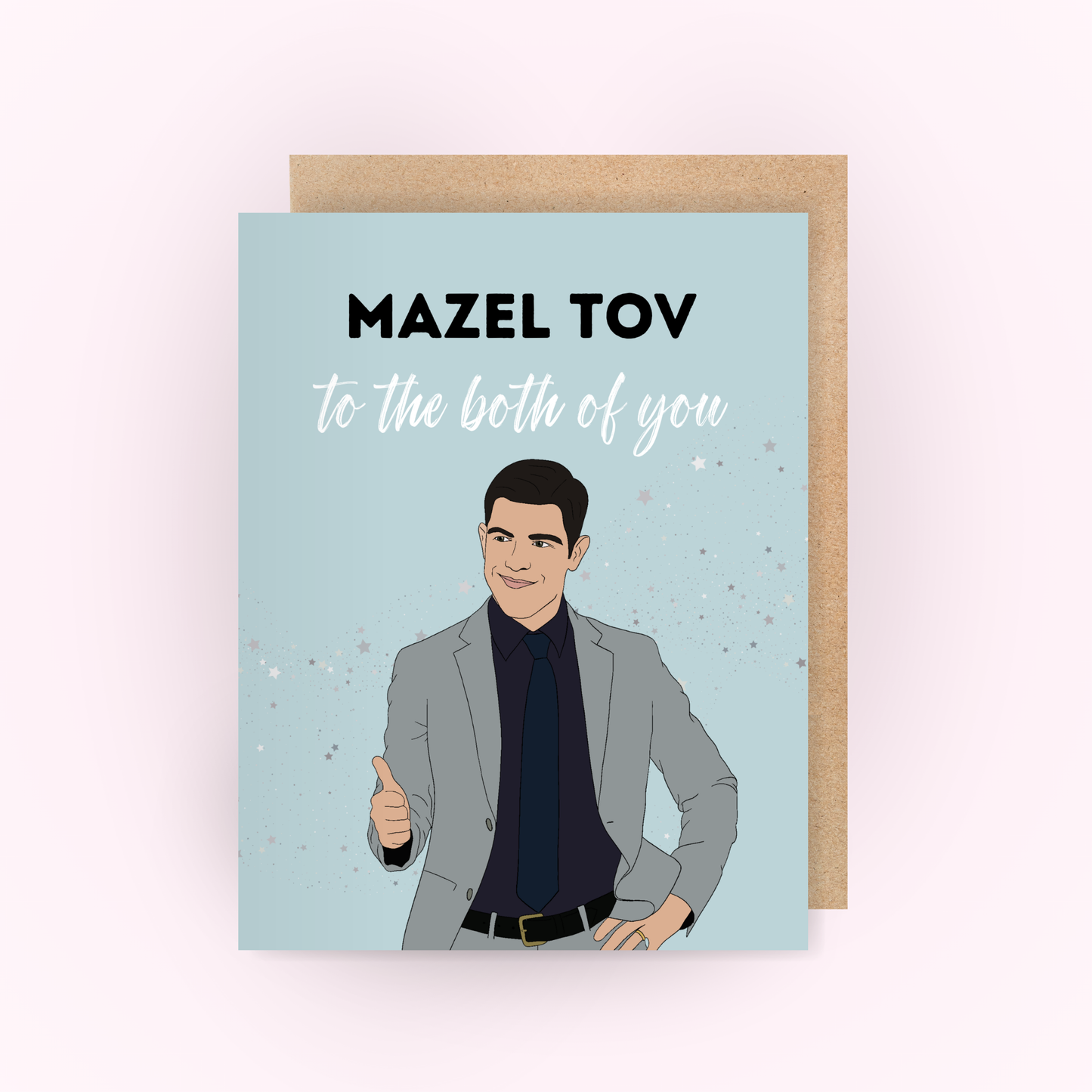 Schmidt - New Girl Mazel Tov Card