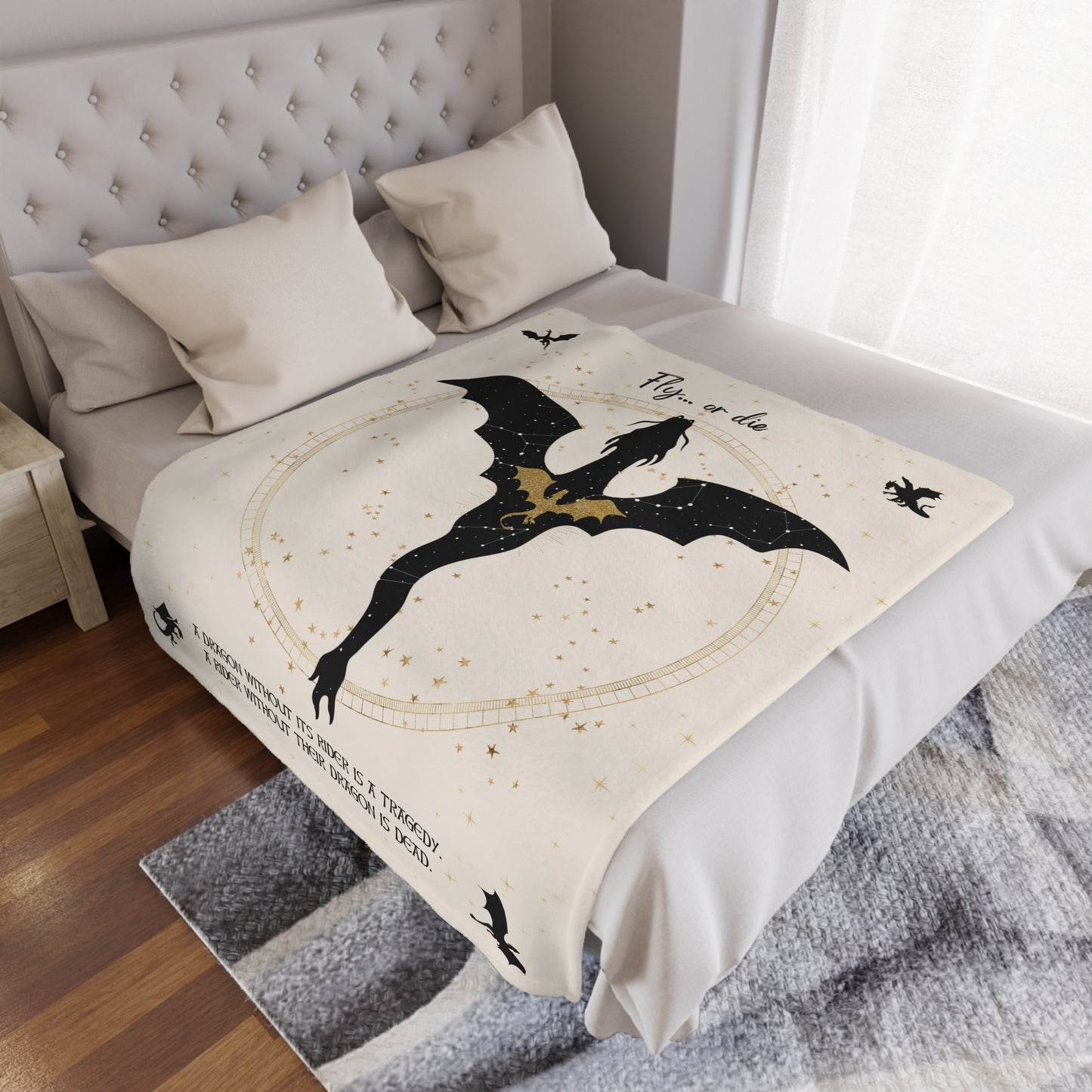 fourth wing throw blanket