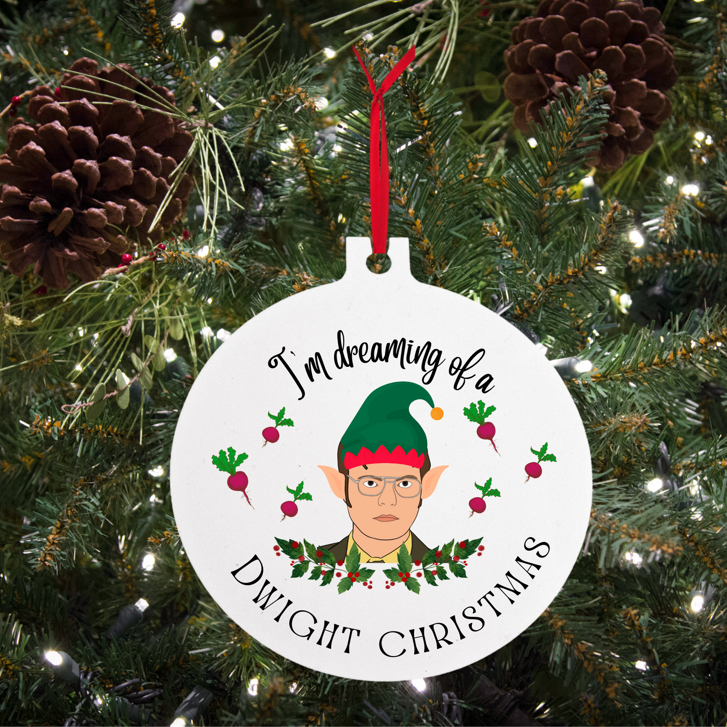 Dwight Christmas Ornament