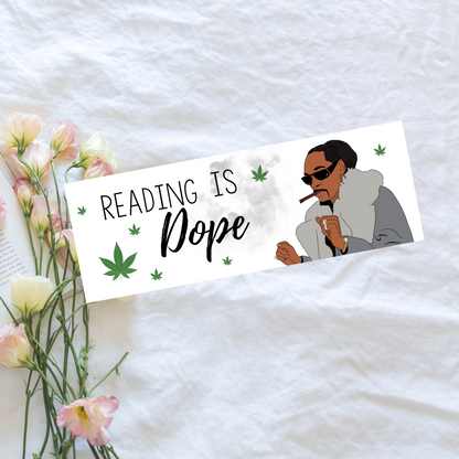 "Reading is Dope" Bookmark