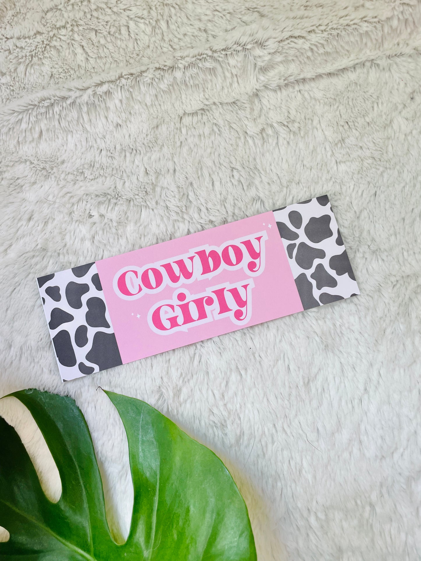 Pink Cowboy Bookmark Set