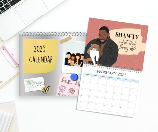 New Girl 2025 Wall Calendar