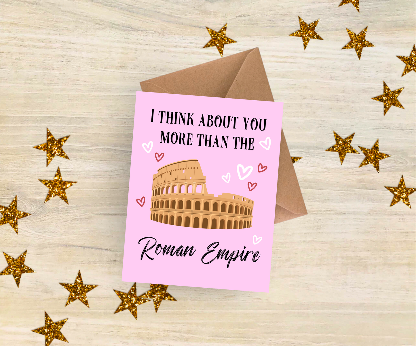 Roman Empire Funny Valentine's Card