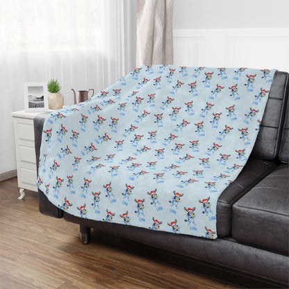 Custom Bluey Minky Throw Blanket