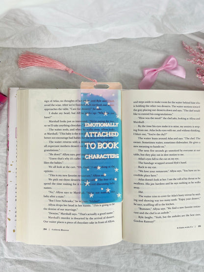 'Emotionally Attached' | Iridescent Acrylic Bookmark