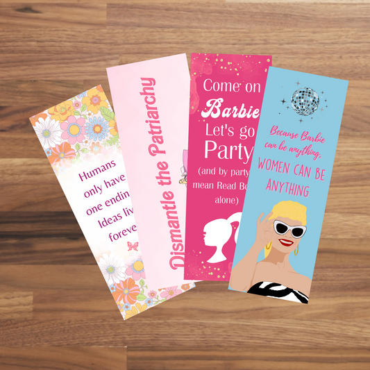 Barbie Inspired Bookmarks
