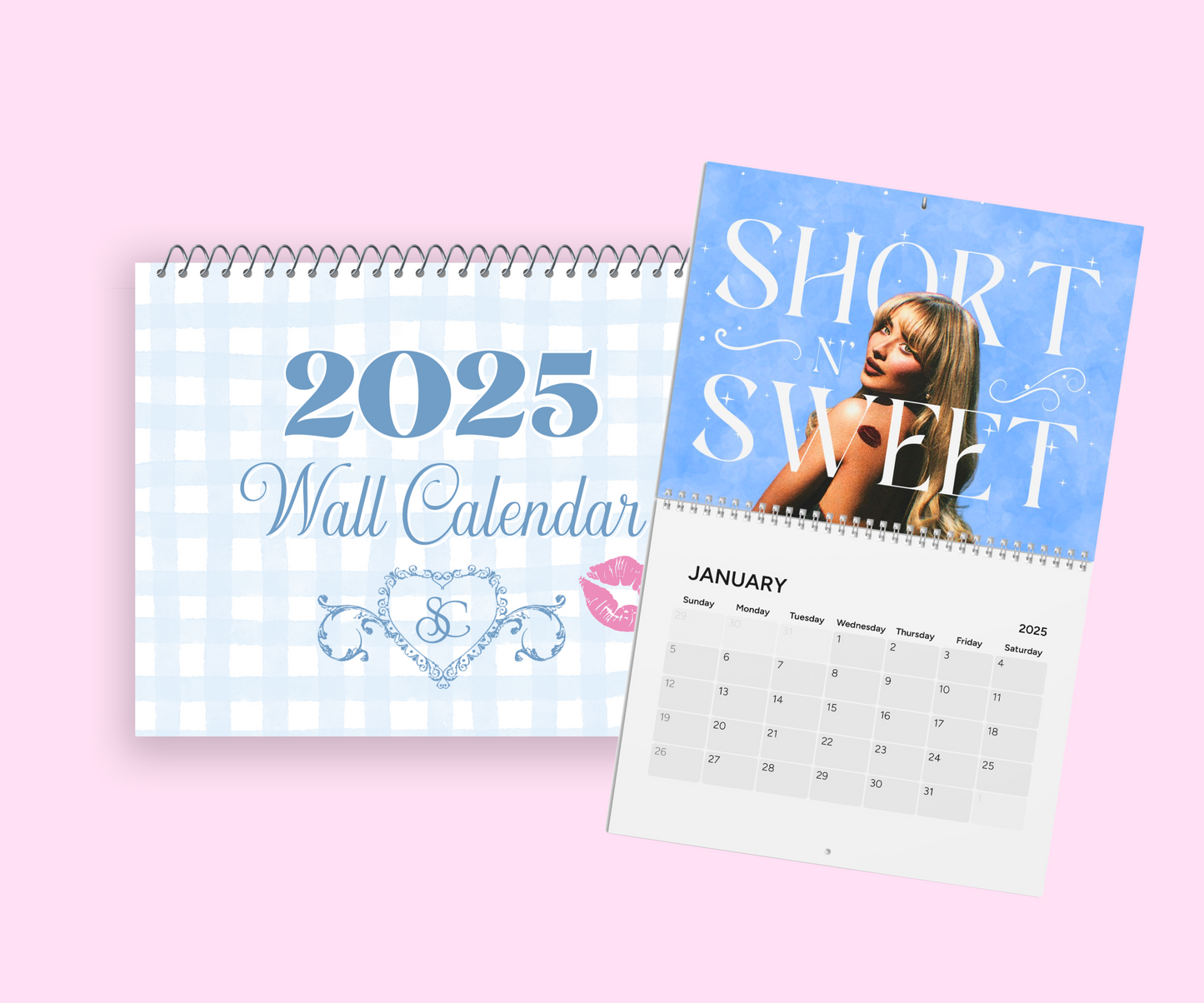 Sabrina Carpenter 2025 Wall Calendar