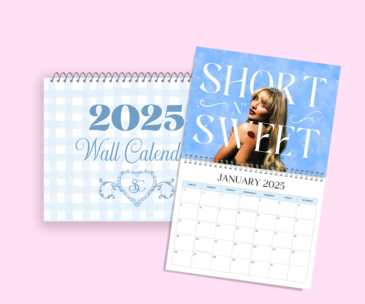 Sabrina Carpenter 2025 Wall Calendar