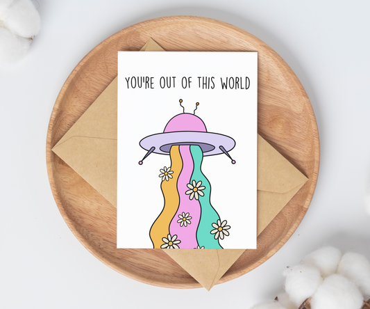 'Out of this World' | Anniversary Card
