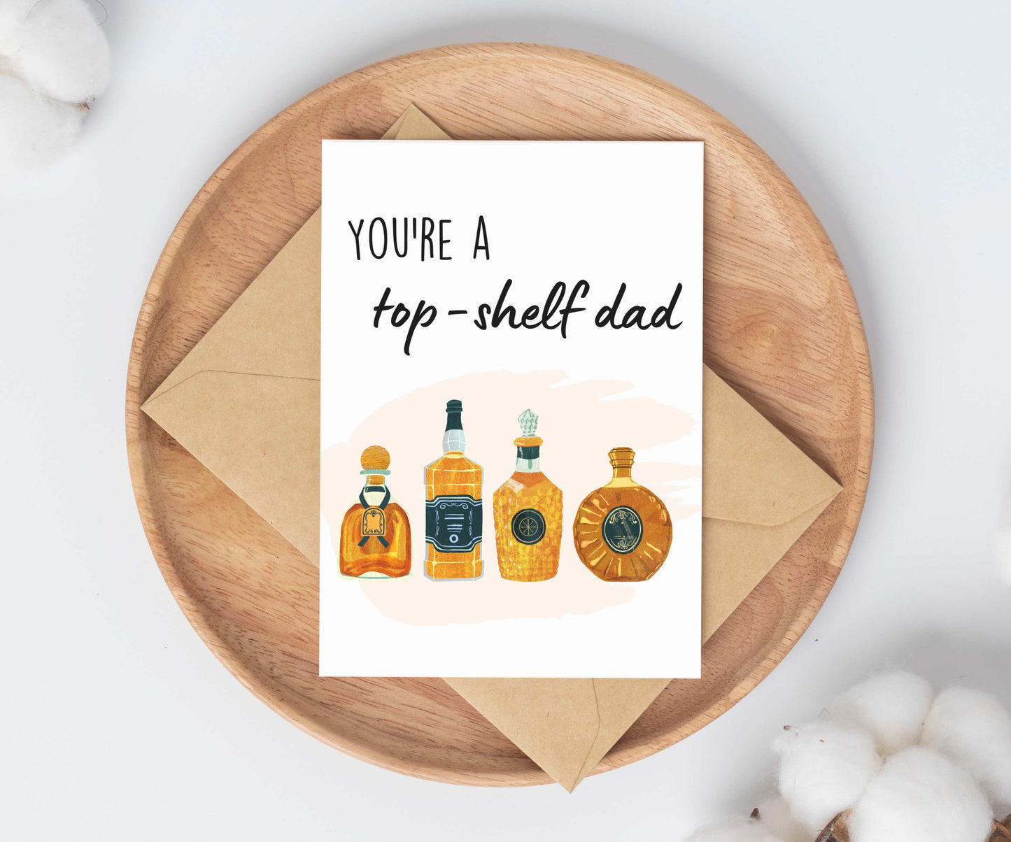 'Top Shelf Dad' | Father's Day Card