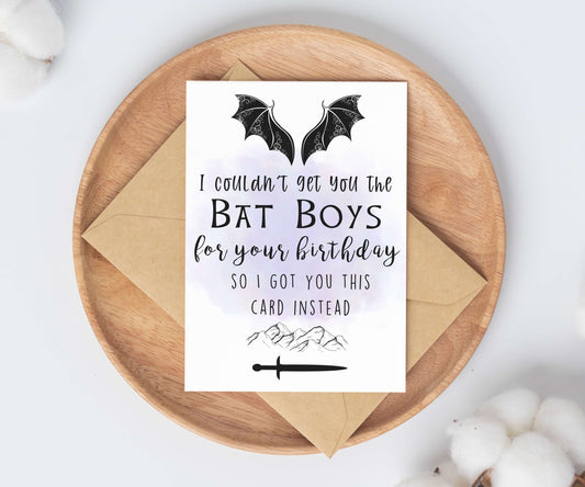 Bat Boys | Bookish Birthday Card