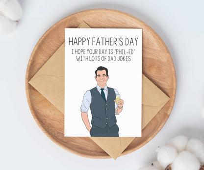 Phil Dad Jokes Father's Day Card