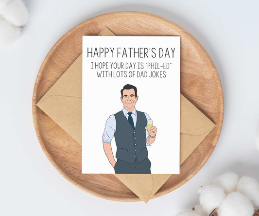 Phil Dad Jokes Father's Day Card