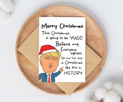 Funny Trump Christmas Card