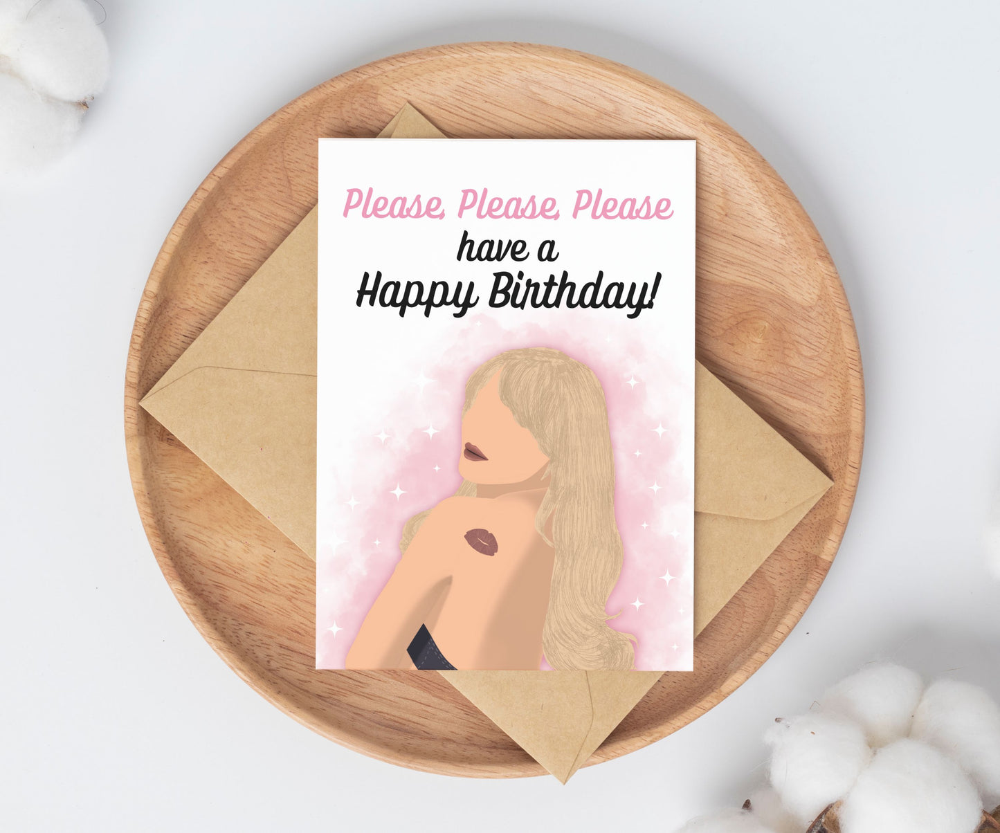 Sabrina Carpenter Birthday Card