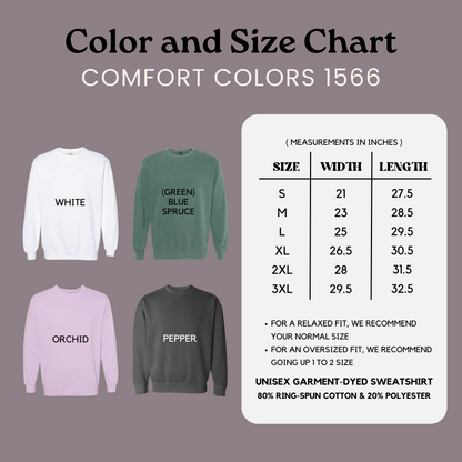 Red Era Comfort Colors Sweatshirt