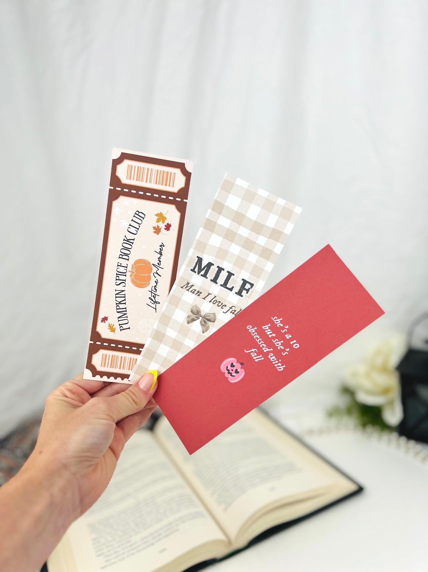 Fall Obsessed Bookmark Set