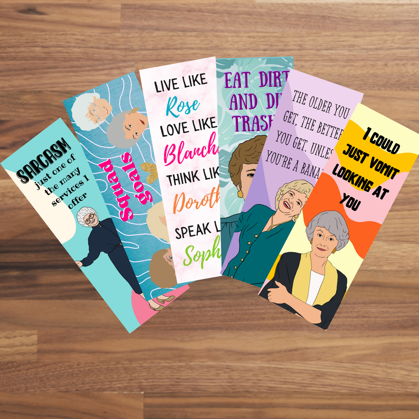 Golden Girls Bookmarks