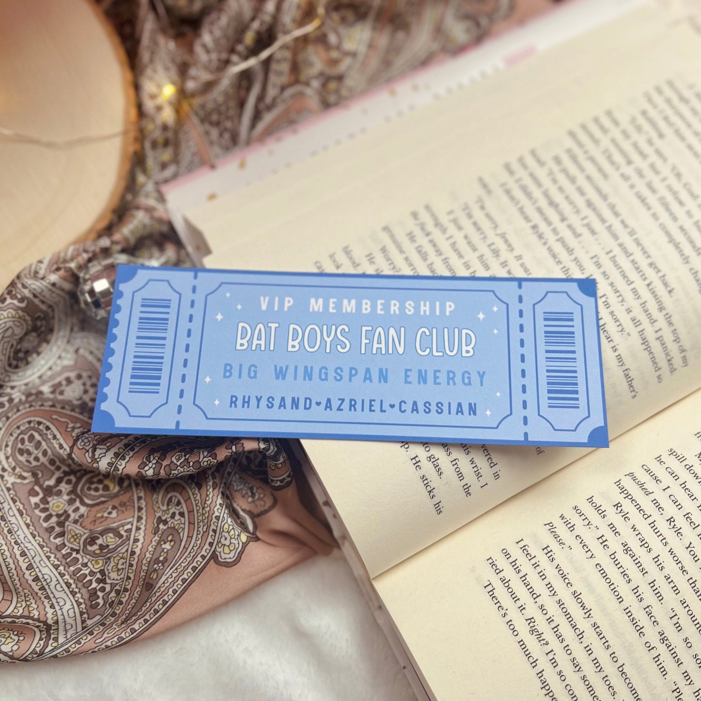 Bat Boys Fan Club Bookmark