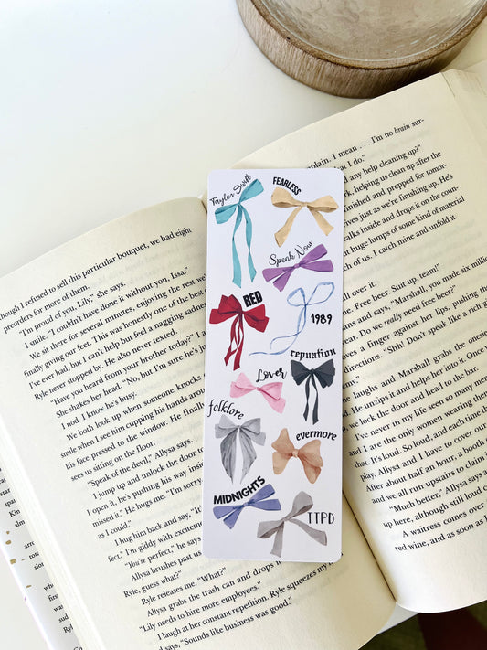 Swiftie Bows Bookmark