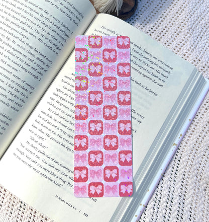 Checkered Bows Bookmark