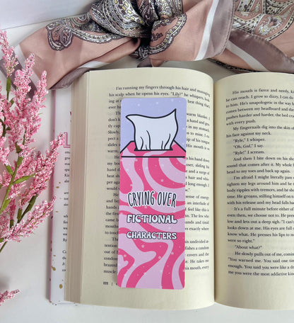Crying Over Fictional Characters Bookmark