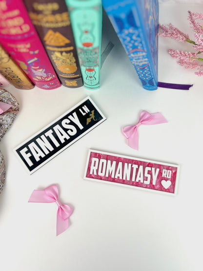 Fantasy Ln | Bookshelf Street Sign