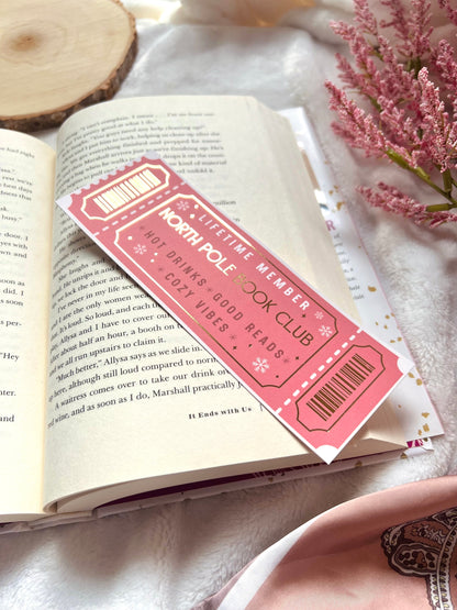 Gold Foil Christmas Bookmarks