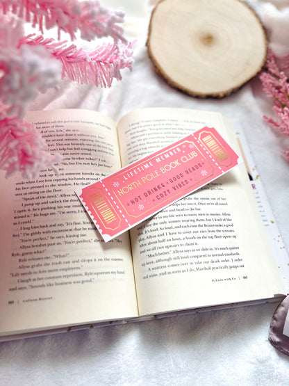 Gold Foil Christmas Bookmarks