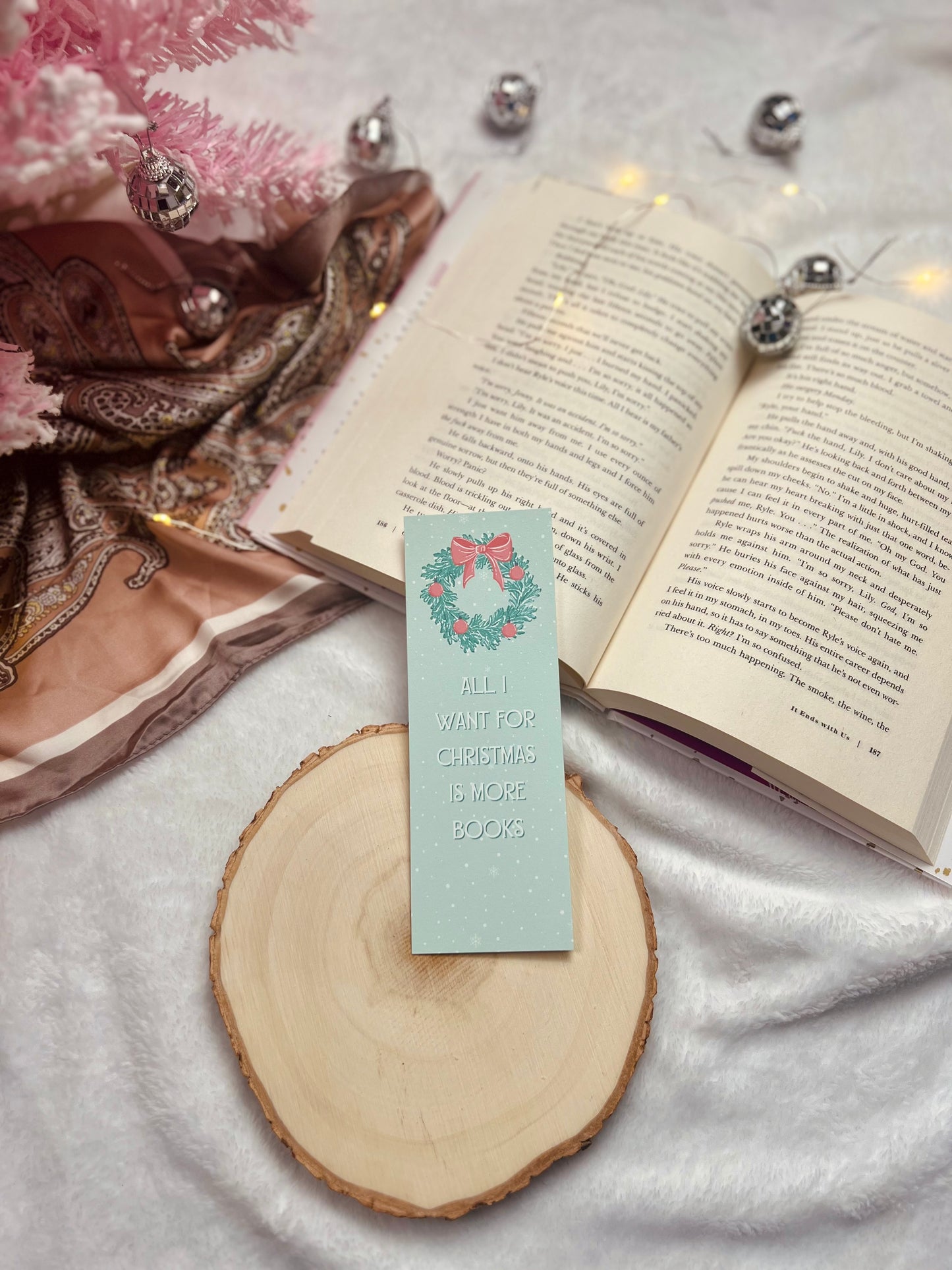 All I Want for Christmas Bookmark