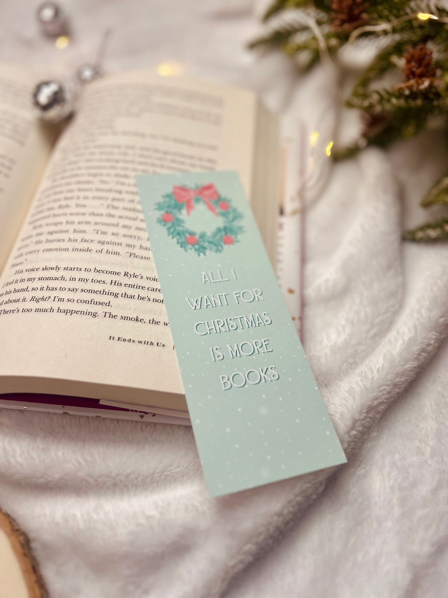 All I Want for Christmas Bookmark