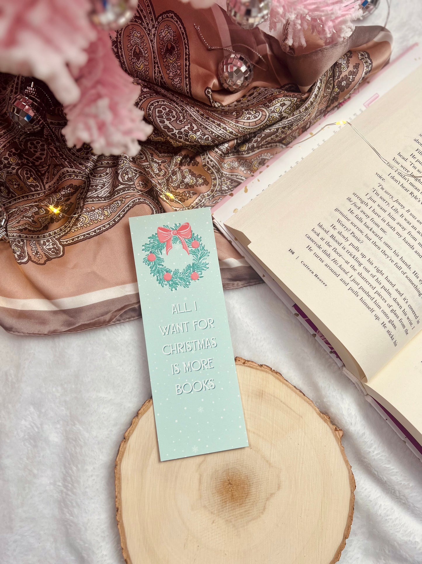 All I Want for Christmas Bookmark