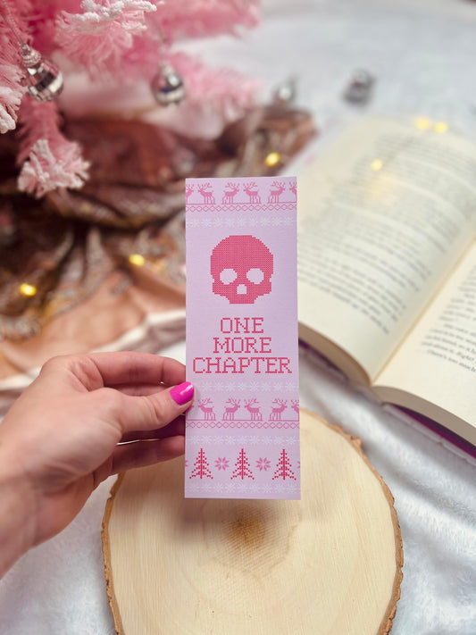 One More Chapter Christmas Bookmark