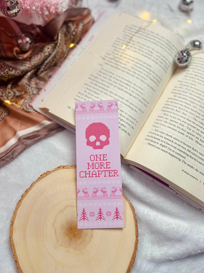 One More Chapter Christmas Bookmark