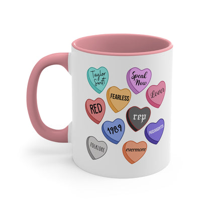 Eras Candy Hearts Coffee Mug