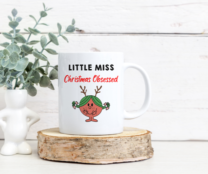 Christmas Mug - Little Miss Christmas Obsessed