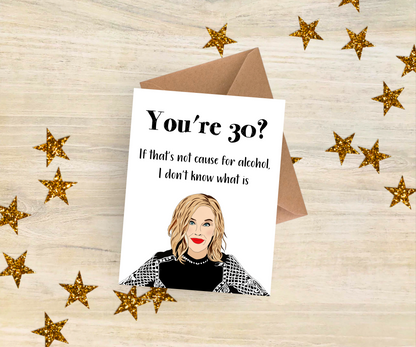 Moira Rose - Schitt's Creek 30th Birthday Card