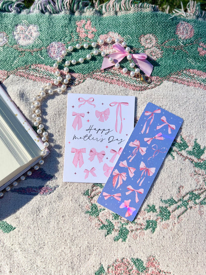 Pink Bows Bookmark