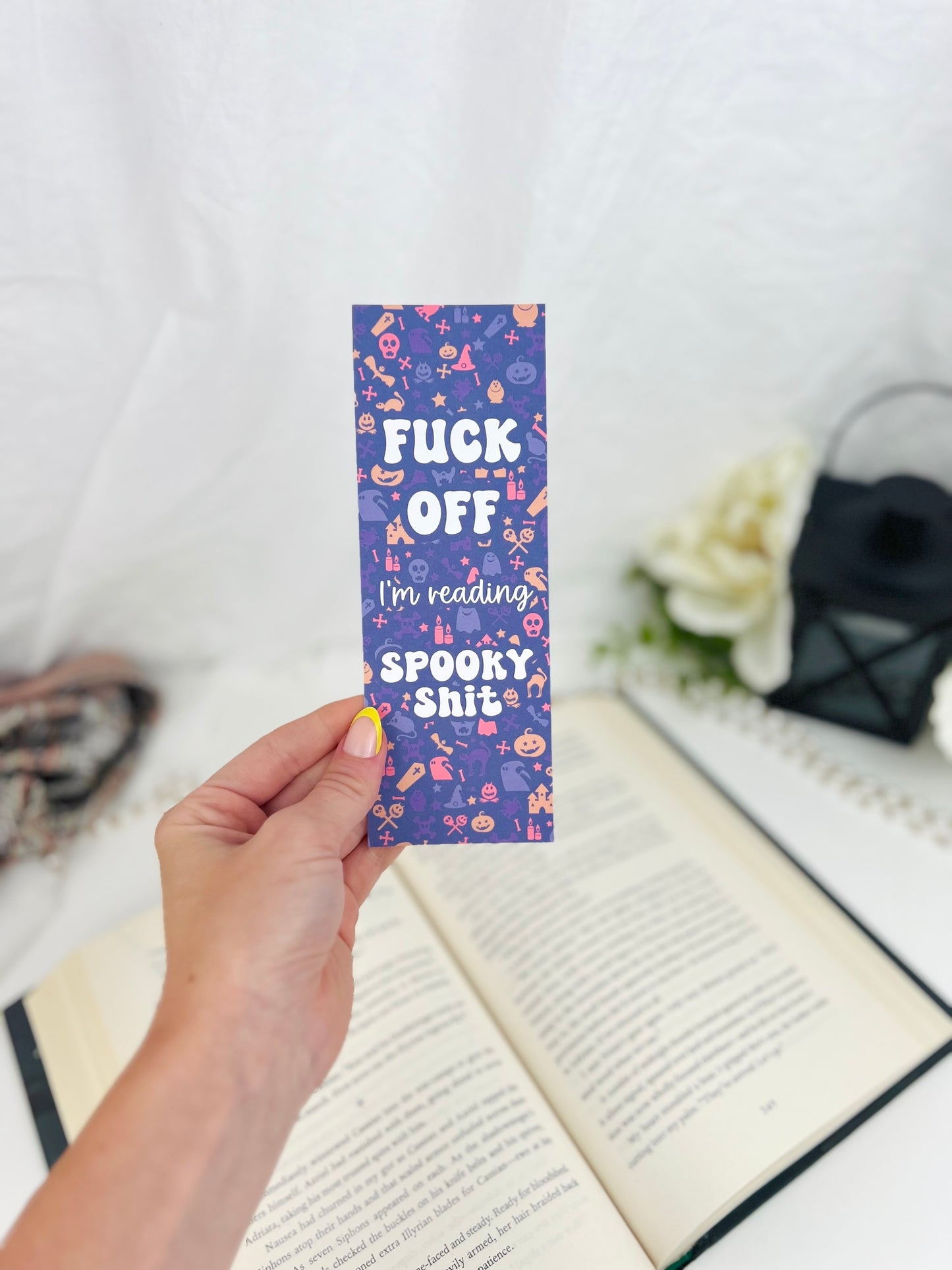 Spooky Purple Bookmark Set