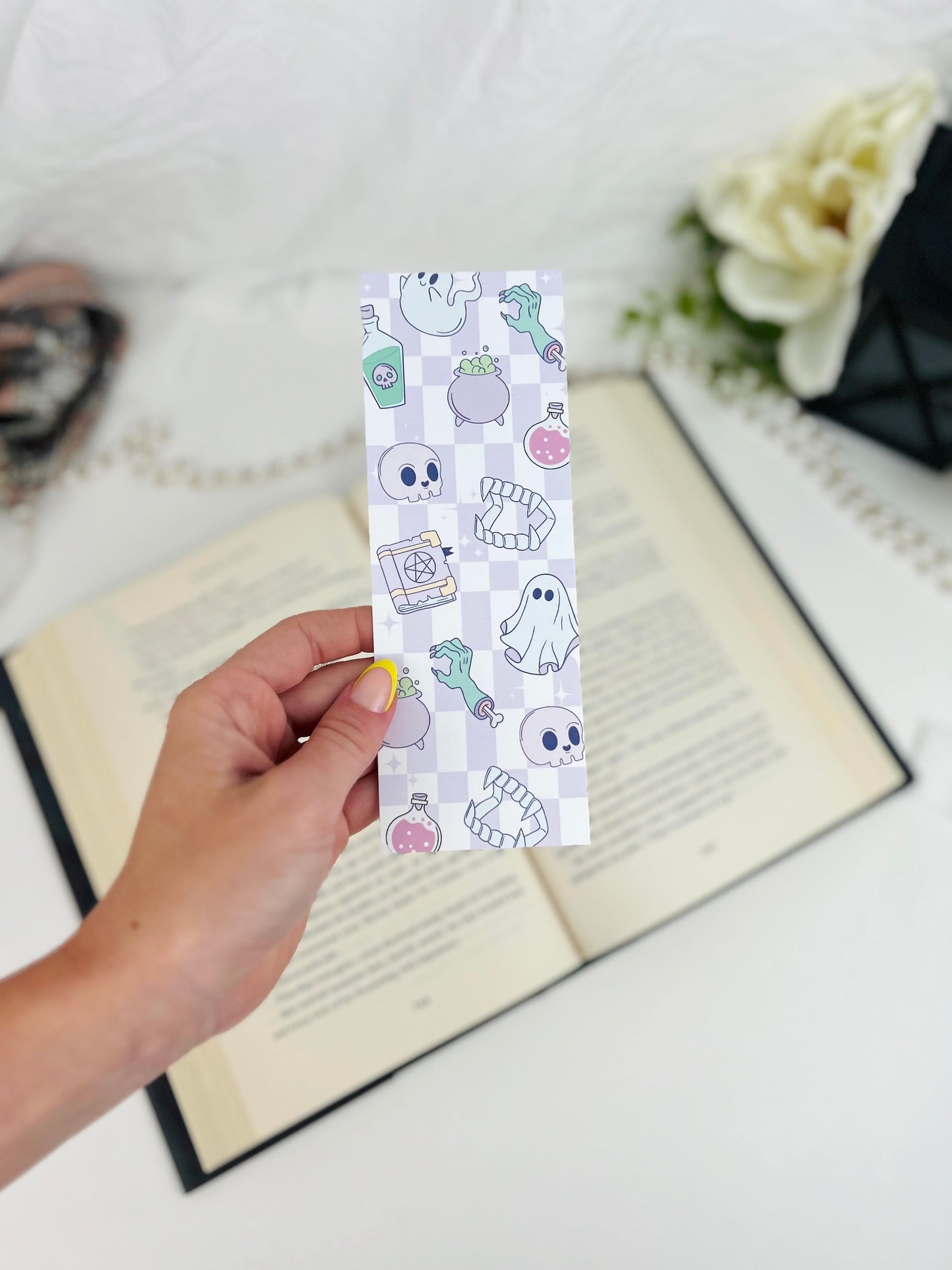 Spooky Purple Bookmark Set