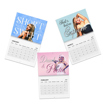 Sabrina Carpenter 2025 Wall Calendar