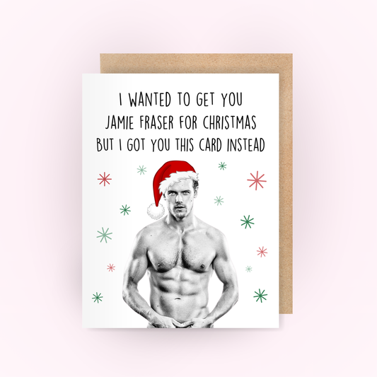 Jamie Fraser Outlander Christmas Card