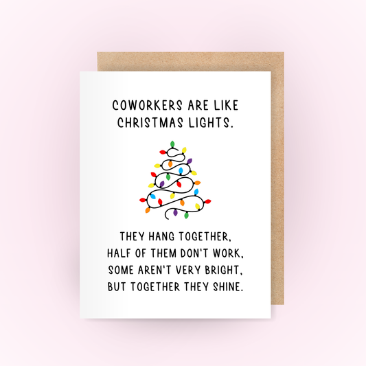 Funny Coworker Christmas Card