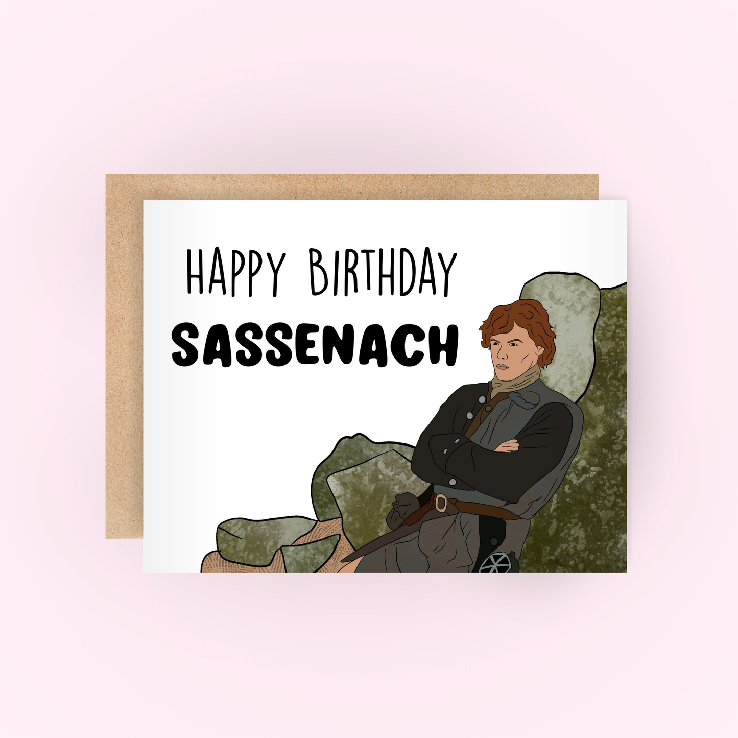 Jamie Fraser Outlander Birthday Card